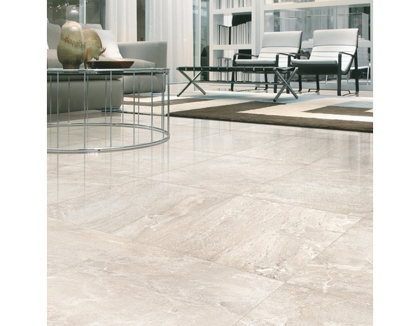 Carrelage de sol intérieur "Tobias" beige - l. 48 x L. 48 cm - Cooke and Lewis - Brico Dépôt