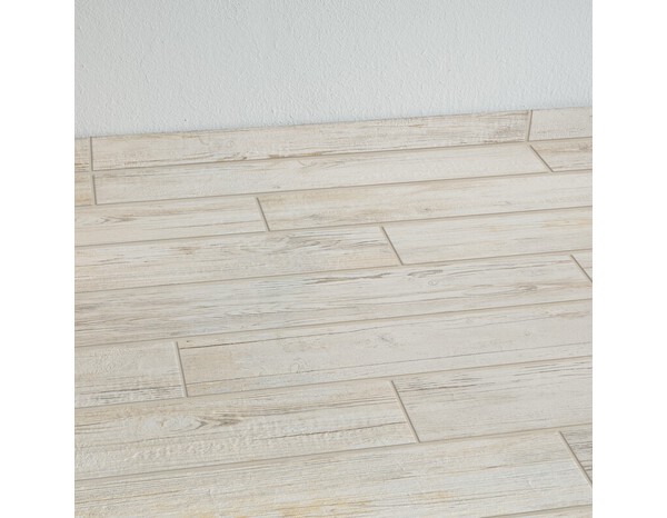 Plinthe pour carrelage de sol intérieur "Alicia" blanc - l. 7,5 x L. 90 cm - Cooke and Lewis - Brico Dépôt