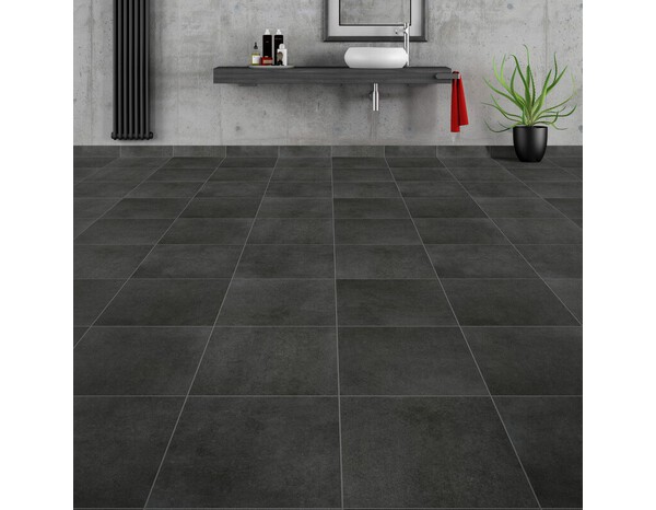 Plinthe pour carrelage de sol intérieur "Malo" gris anthracite - l. 7 x L. 30 cm - Cooke and Lewis - Brico Dépôt