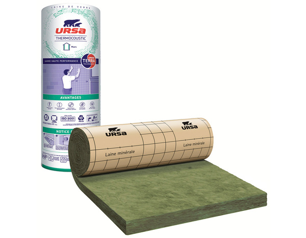 Panneau roulé laine de verre - Ursa - Brico Dépôt
