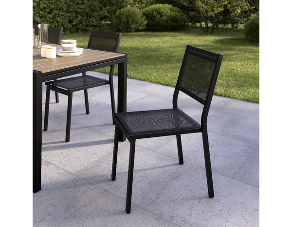 Chaise aluminium "Asara" - Marque BLOOMA - Brico Dépôt