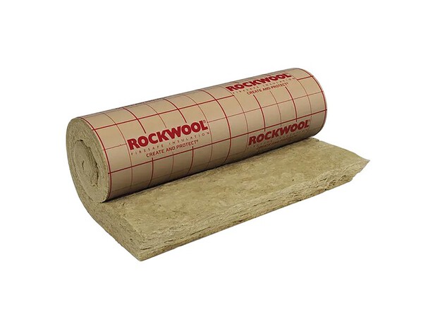 Laine de roche kraft 100mm - 5m x 1,2m - Rouleau - Rockwool - Brico Dépôt
