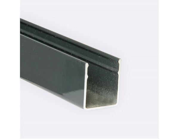 Poteau aluminium + profilé + chapeau gris - Brico Dépôt