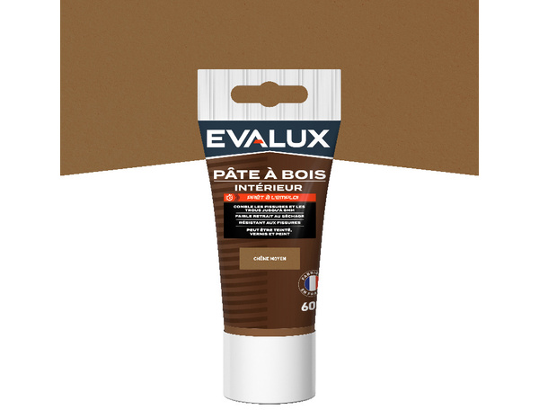 Pâte à bois chêne moyen 60g - Evalux - Brico Dépôt