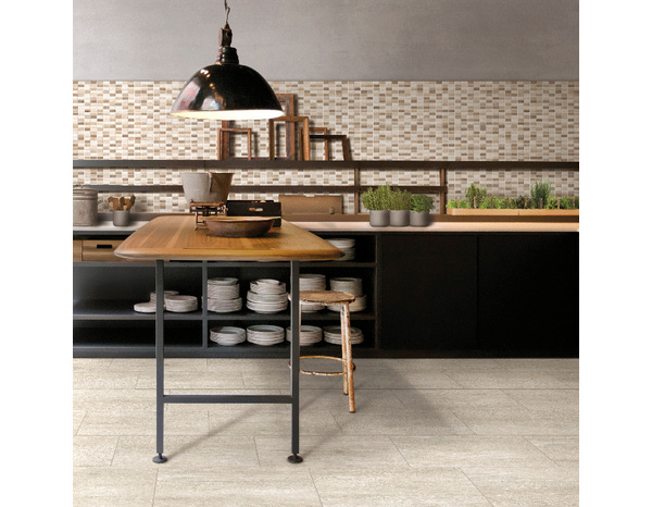 Carrelage de sol intérieur "Nelly' beige - l. 30 x L. 60 cm - Cooke and Lewis - Brico Dépôt