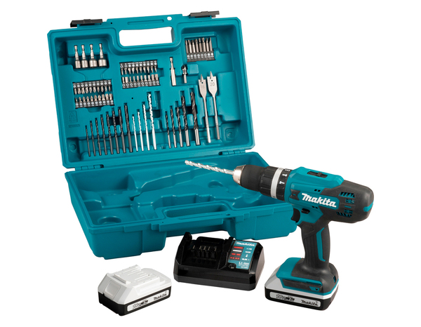 Perceuse visseuse à percussion + 74 accessoires - Makita - Brico Dépôt