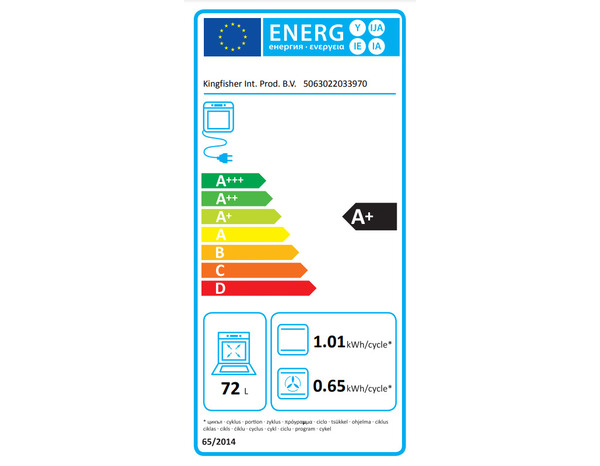 Lot plaque à induction 4 zones + Four pyrolyse 72 L - Cooke and Lewis - Brico Dépôt