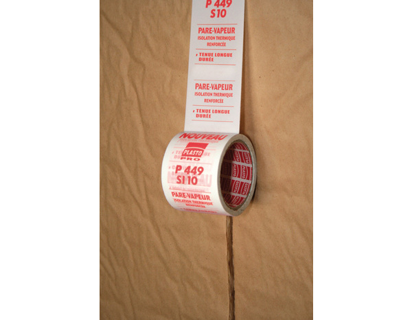 Raccord adhésif pour laine de verre/roche 66 x 75 mm - Plasto - Brico Dépôt