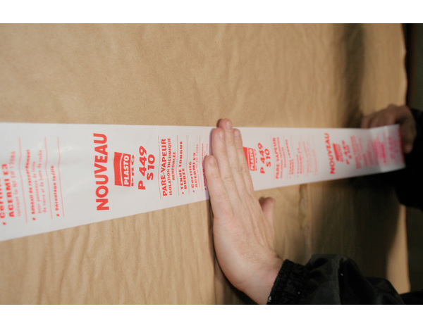 Raccord adhésif pour laine de verre/roche 66 x 75 mm - Plasto - Brico Dépôt