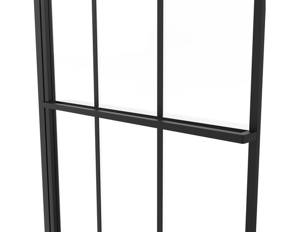 Pare-baignoire noir mat - L.80 X H.140 EP.6 MM - Cooke and Lewis - Brico Dépôt