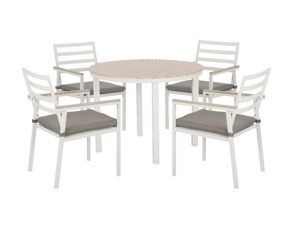 Fauteuil en aluminium "Polywood Azalis" - Marque BLOOMA - Brico Dépôt