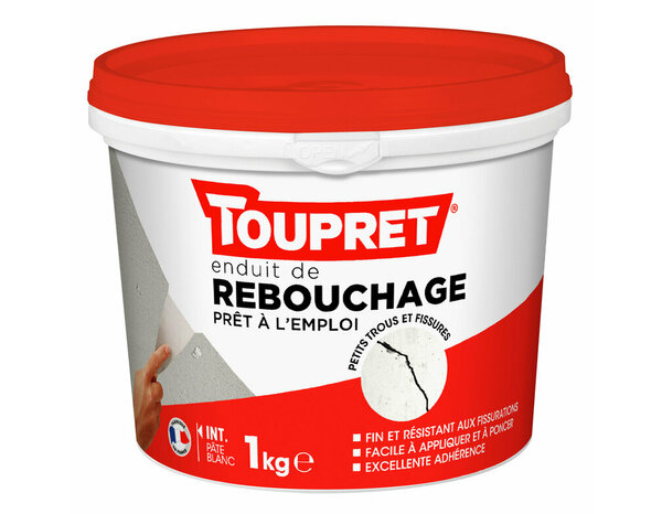Enduit de rebouchage en pâte 1 kg - Toupret - Brico Dépôt