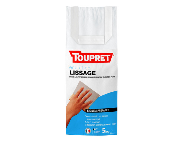Enduit de lissage en poudre 5 kg - Toupret - Brico Dépôt