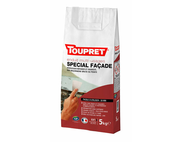 Enduit spécial façade coating rx 3 powder - 5 kg - Toupret - Brico Dépôt