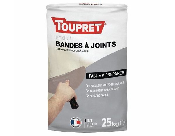 Enduit à joints en poudre 25 kg - Toupret - Brico Dépôt