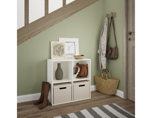 Cube 4 cases blanc "Maxius" - Cooke and Lewis - Brico Dépôt