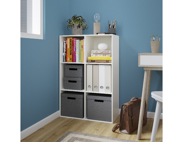 Cube 6 cases blanc "Maxius" - Cooke and Lewis - Brico Dépôt