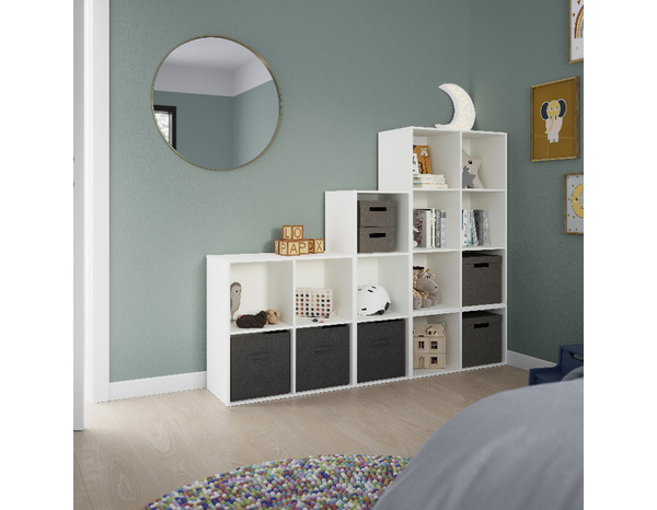 Cube 6 cases blanc "Maxius" - Cooke and Lewis - Brico Dépôt