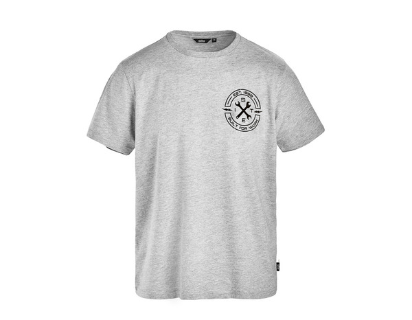 Lot de 2 T-Shirt bleu marine et gris taille L - Brico Dépôt