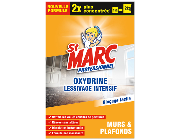 Oxydrine lessivage intensif 1 Kg - Saint Marc - Brico Dépôt