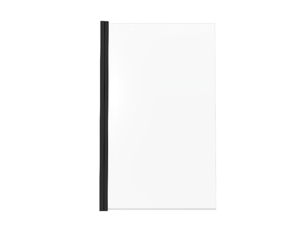 Pare baignoire "Calera" pivotant 5 mm noir - Cooke and Lewis - Brico Dépôt