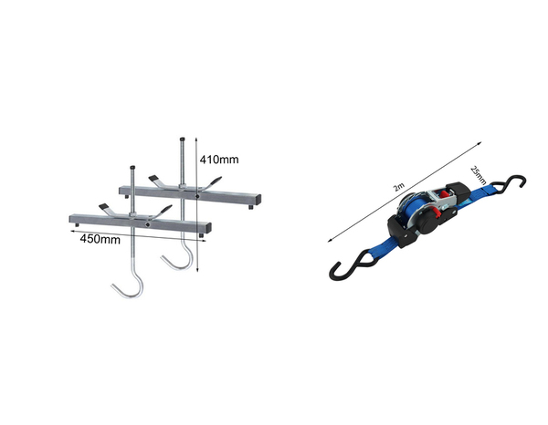 Kit d'arrimage pour camionnette avec sangle réglable - Brico Dépôt