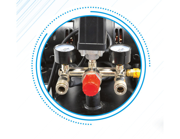 Compresseur silencieux 50 L - 8 bar et 2 CV - Prodif - Brico Dépôt