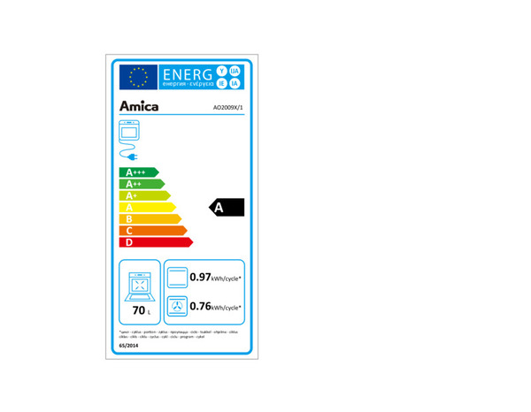 Four pyrolyse 70 L avec sonde temperature Amica - Brico Dépôt