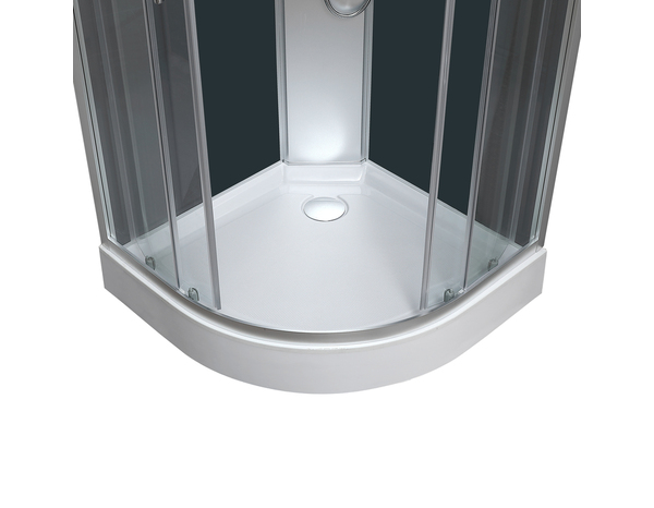 Cabine de douche hydromassante "Onega" 90 x 90 - GoodHome - Brico Dépôt