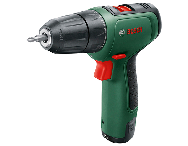 Perceuse visseuse Easydrill 1200 W + Batterie + 34 accessoires - Bosch - Brico Dépôt