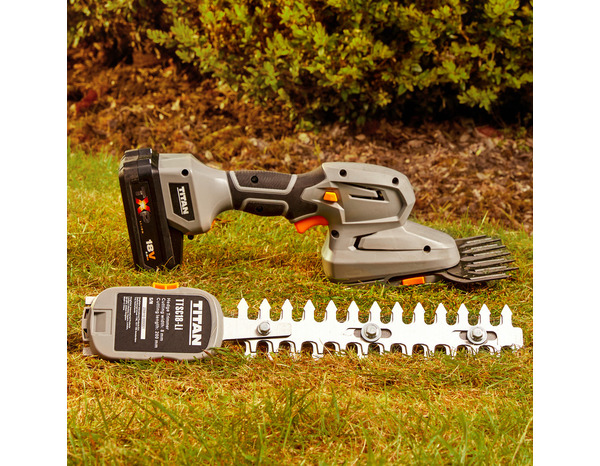 Cisaille 18 V sans fil + batterie lithium-ion 2Ah - Titan - Brico Dépôt