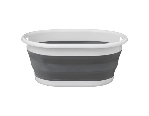 Bassine rétractable 21 L blanche et grise - 5 Five Simply Smart - Brico Dépôt