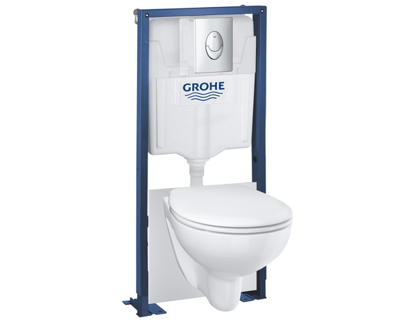 Pack WC suspendu "Bau Air" sans bride - Grohe - Brico Dépôt