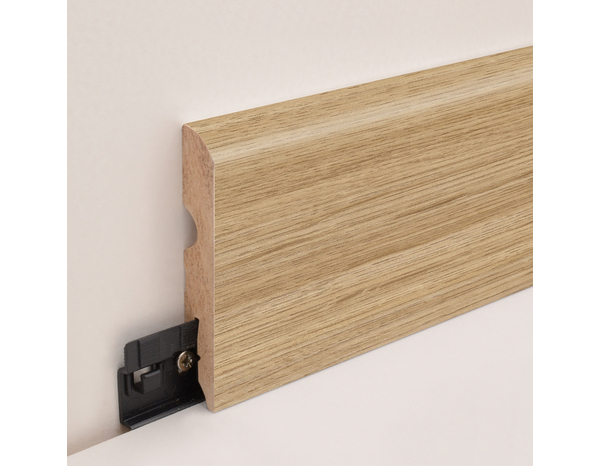 Plinthe à clipser mat  effet bois L. 220 x H. 8 cm x Ép. 13 mm - Cooke and Lewis - Brico Dépôt