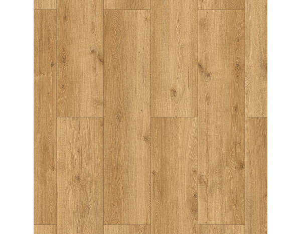 Sol stratifié à clipser aspect mat miel "Mamaia" compatible pièces humides - L. 128,5 x l. 19,2 cm x Ép. 8 mm - Cooke and Lewis - Brico Dépôt