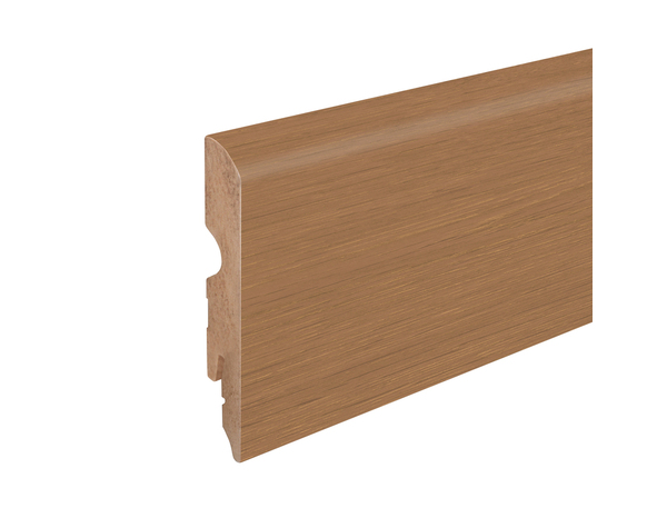 Plinthe à clipser "Feiticeira" mat  effet bois marron L. 220 x H. 8 cm x Ép. 13 mm - Cooke and Lewis - Brico Dépôt