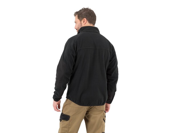 Veste en polaire "KARKER" noire taille XL - Brico Dépôt