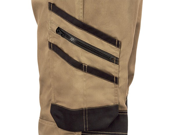 Pantalon multipoches "COPPELL" beige taille 44 - Brico Dépôt