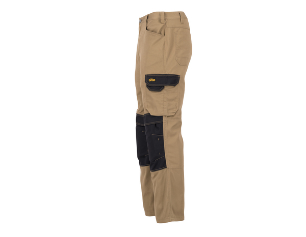 Pantalon multipoches "COPPELL" beige taille 44 - Brico Dépôt