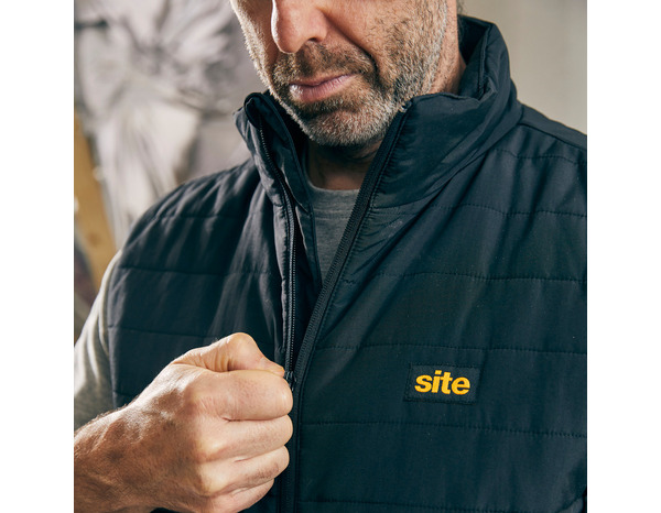 Gilet sans manche "BECKFORD" noir taille L - Brico Dépôt