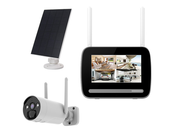 Kit caméra solaire + écran tactile 7" - Brico Dépôt