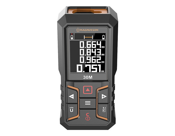 Télémètre laser sur batterie 30 M IP54 - MAGNUSSON - Brico Dépôt