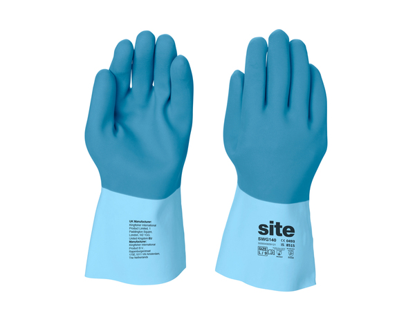 Gants bleus de maçon en latex - Taille 9 - Brico Dépôt