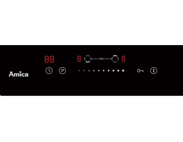 Plaque induction "Flexispace" noire 5 foyers - L. 90 cm - Brico Dépôt