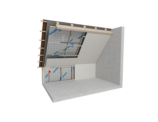 Panneau de polyuréthane Ép. 80 mm PU 120x60 cm, parement aluminium - Soprema - Brico Dépôt