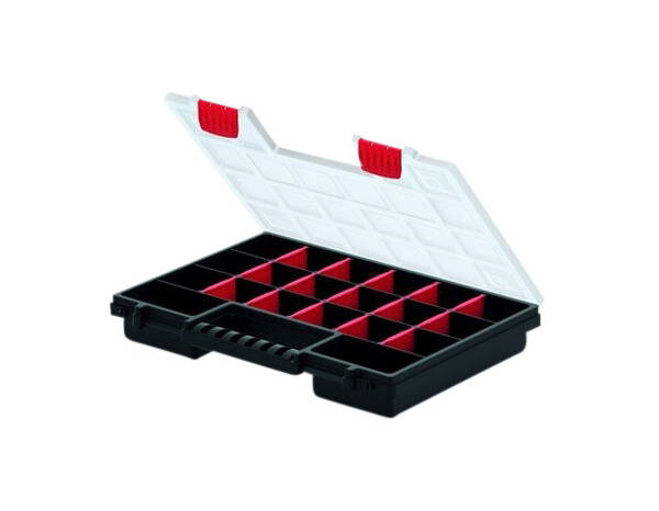 Organiseur 20 séparateurs réglables L. 34,4 x l. 24,9 cm - 2 L - Forge steel - Brico Dépôt