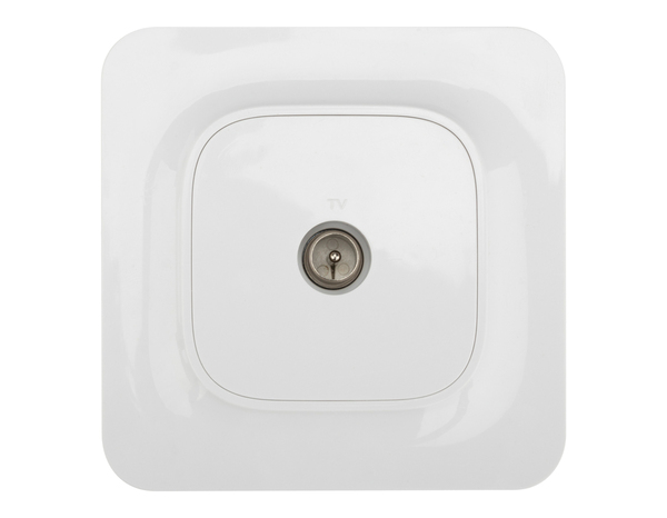 Prise Tv simple "Mauka" - Brico Dépôt