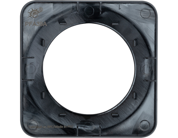 Plaque 1 poste noir "Zephyr" - Brico Dépôt