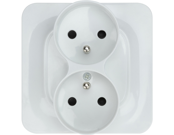 Double Prise 2P+T 1 poste complet "Mauka" - Brico Dépôt