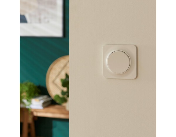 Plaque 1 Poste Blanc "Zephyr" - Brico Dépôt